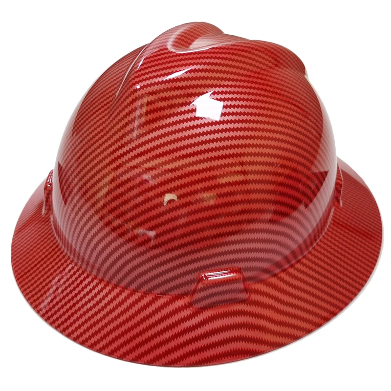 

Full Brim Hard Hat Creative Pattern Outdoor Protective Helmet for Construction Railway Metallurgy Mine Traffic Road Working