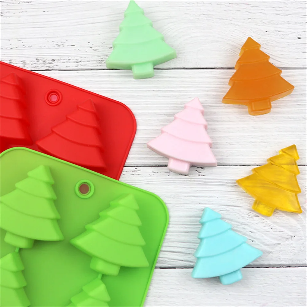 Силиконовая форма сделай сам для рождественской елки Аксессуары выпечки поднос