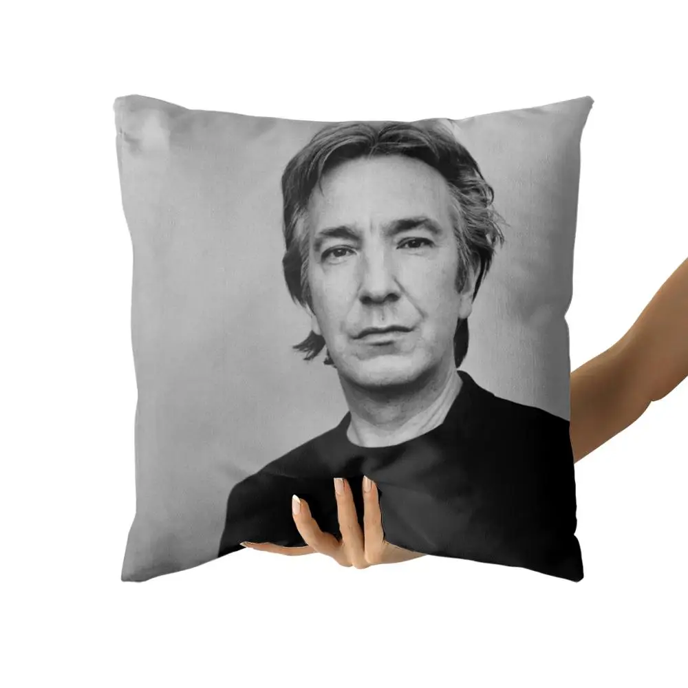 Хлопчатобумажные наволочки Alan Rickman на заказ для диванных подушек|Наволочки| |