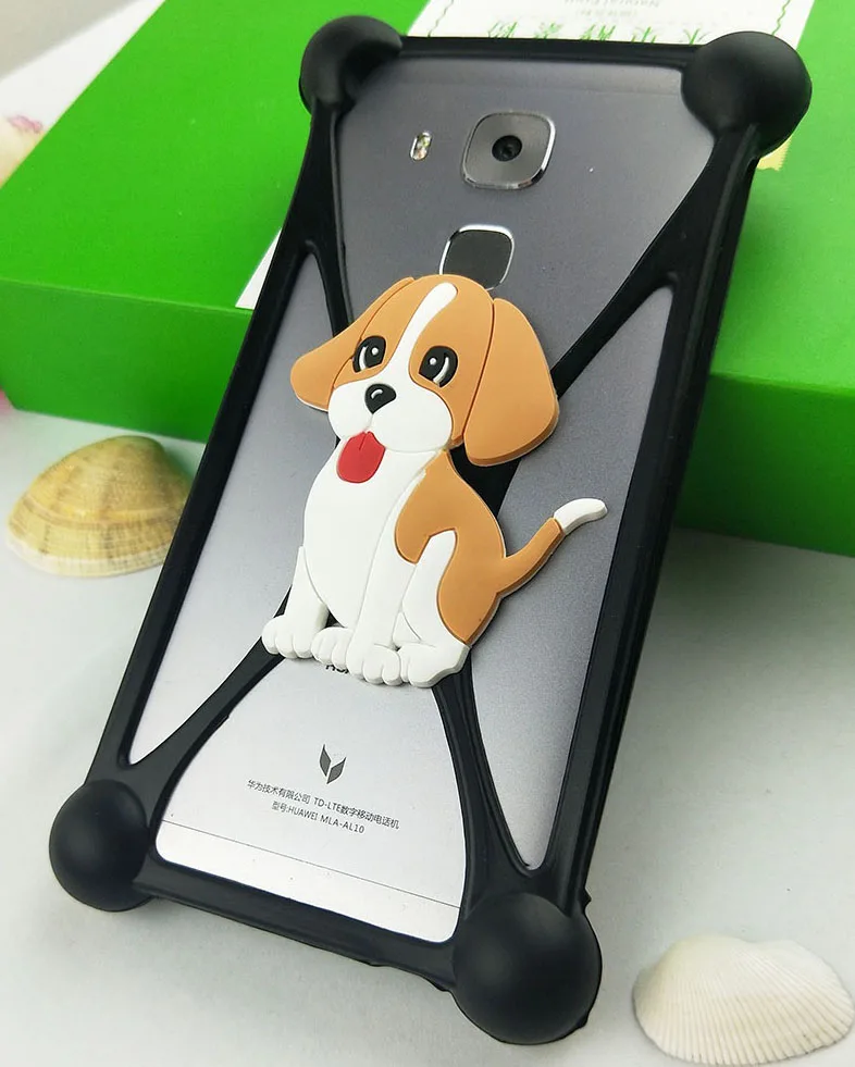 Мягкий резиновый 3D чехол накладка для Sony Xperia E5 XA LG X Power Alcatel 5010d Huawei Honor 8 5C Homtom HT3 7