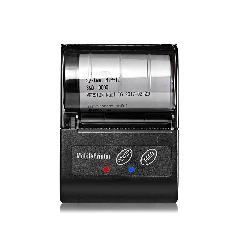 GZM5810 POS Bluetooth принтер мобильный мини Портативный Термальный чековый принтер ручные pos-принтеры Bluetooth для android iOS двойная система - Цвет: GZM5810
