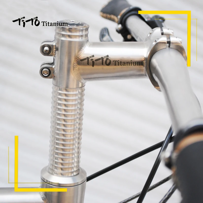 Тито titanium велосипедный вынос руля углеродное волокно MTB Горный Руль для шоссейного велосипеда велосипедная стойка для велосипеда 25,4 мм/31,8 мм x Длина 50/60/70/80/90/100/110/120 мм