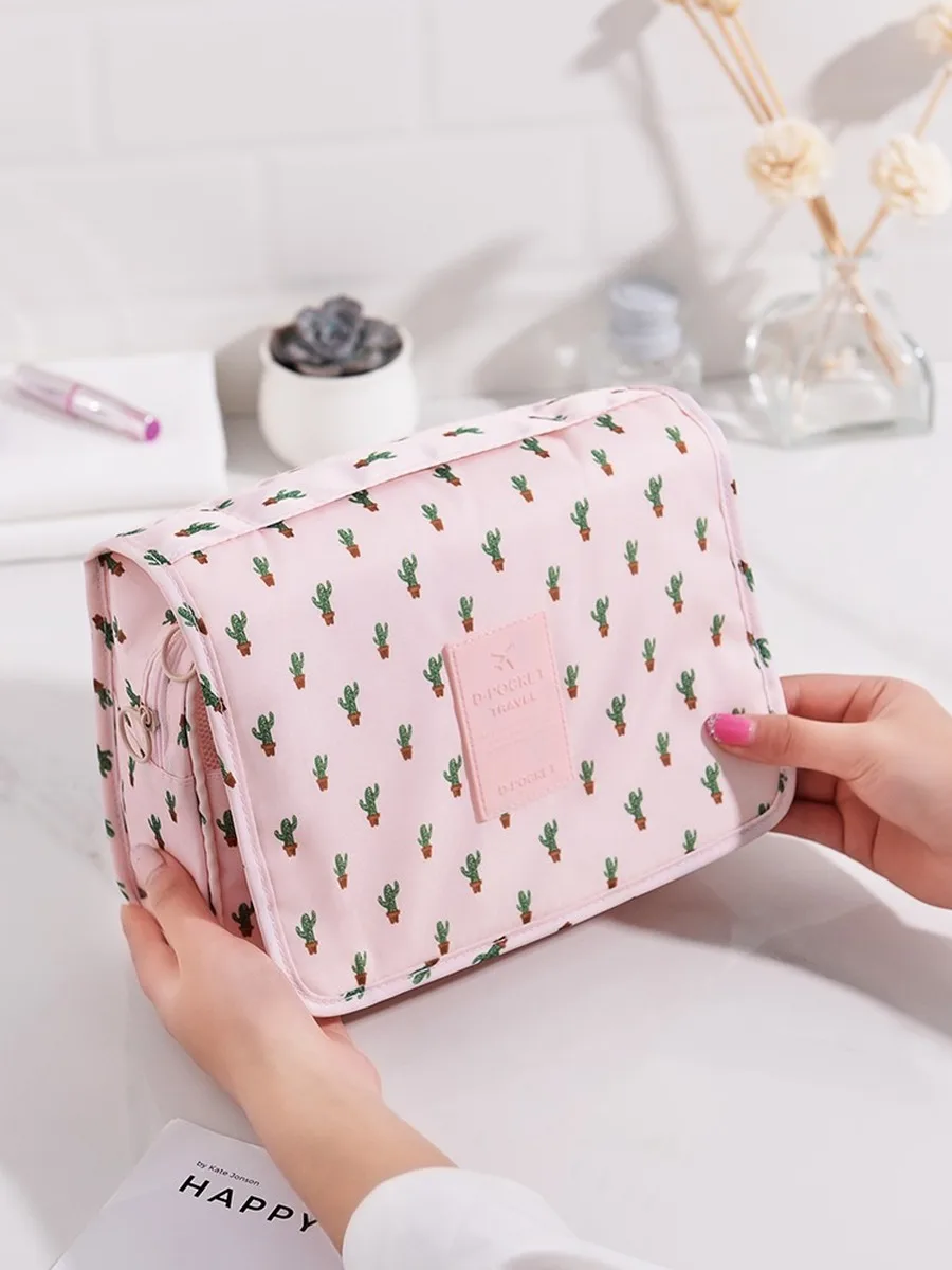 Большой косметический Органайзер для косметики дорожная сумка кабеля