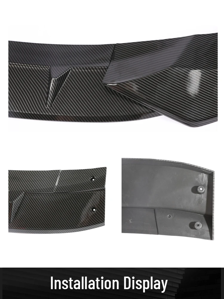 Спортивный передний бампер для губ спойлер сплиттер диффузор съемный M tech