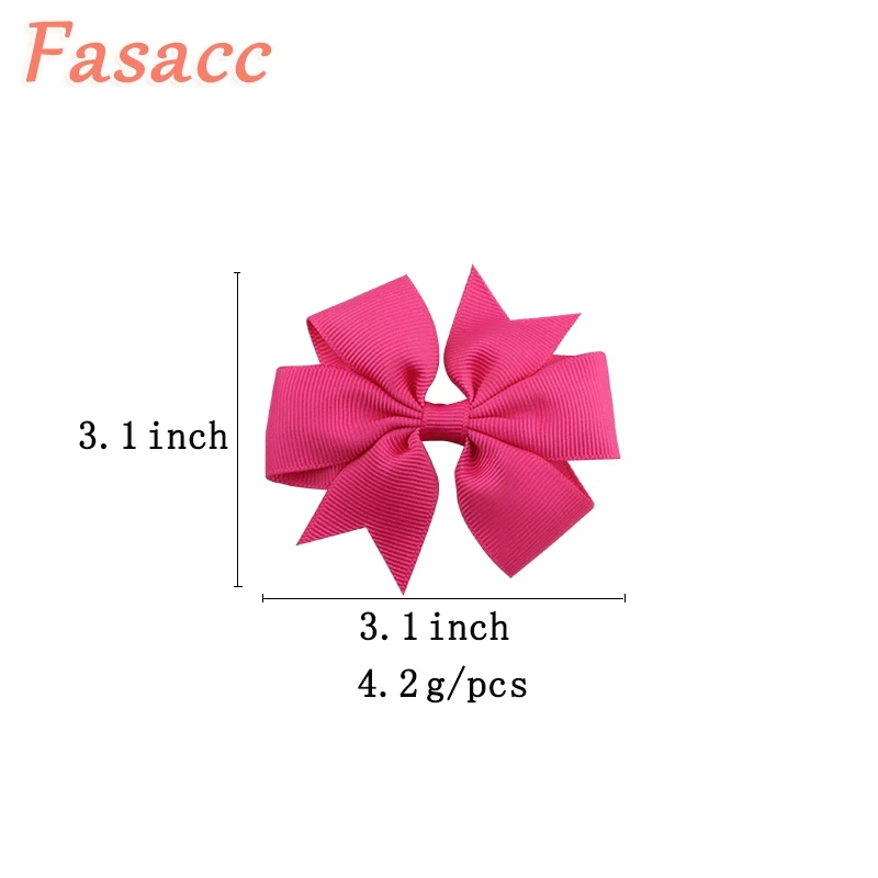 FASACC 2 шт./лот детские заколки для волос с бантом девочек корейские корсажные