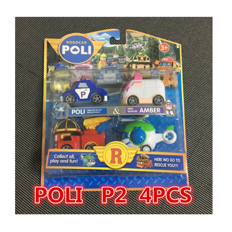 Набор игрушек для девочек и мальчиков 8 шт./кор. игрушечный автомобиль поли милый