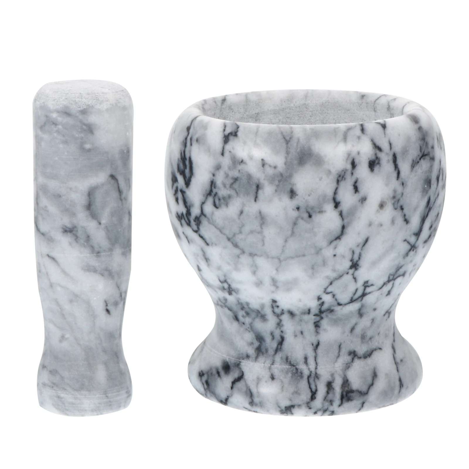 

1 Set Marble Garlic Grinder Garlic Mash Can Kitchen Garlic Grinding Bowl Garlic Mortar Manual Garlic Jar Minced Garlic Cup