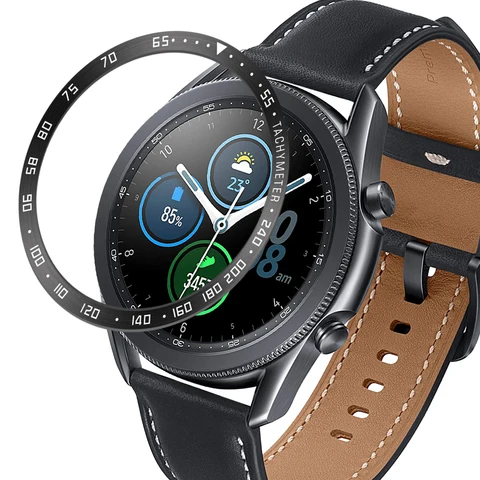 Переходное кольцо для Samsung Galaxy Watch 4 classic 46 мм/42 мм Gear S3 Frontier/Classic, металлическая защита для Galaxy watch 3 45 мм/41 мм
