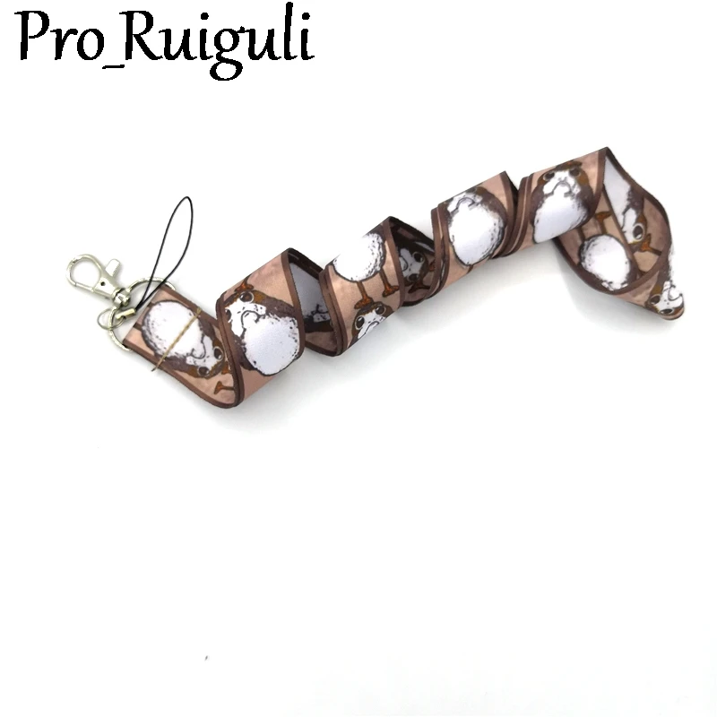 Порг Пингвин шейный ремешок брелок мобильный телефон ремень держатель значка