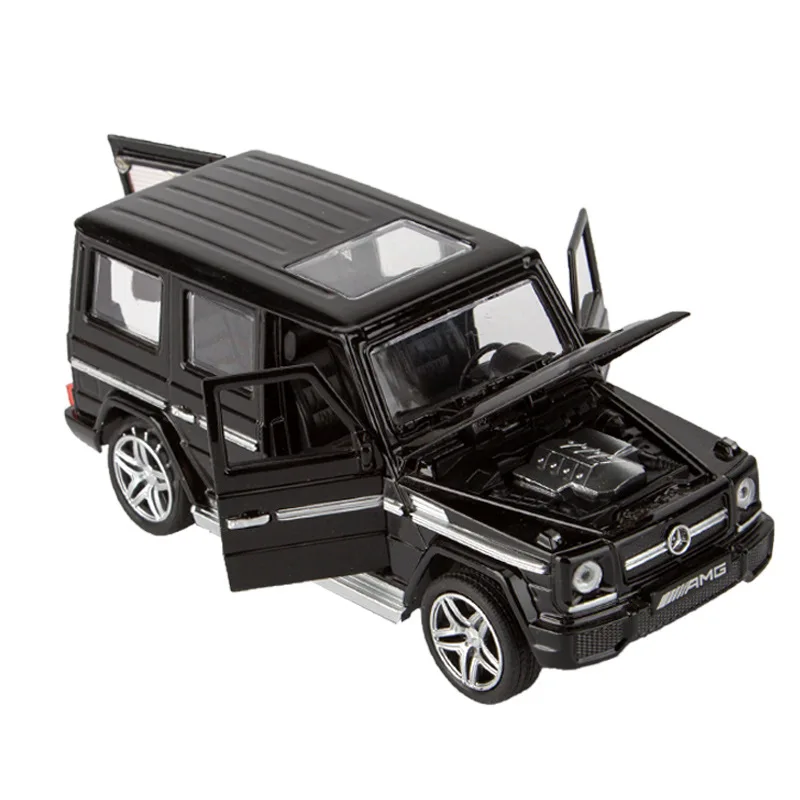 Electric Alloy mkd3 Scale Car Models Die-cast coche carro Toys for Children 1:32 auto Vehicle Benz G65 AMG SUV Jeep | Игрушки и хобби
