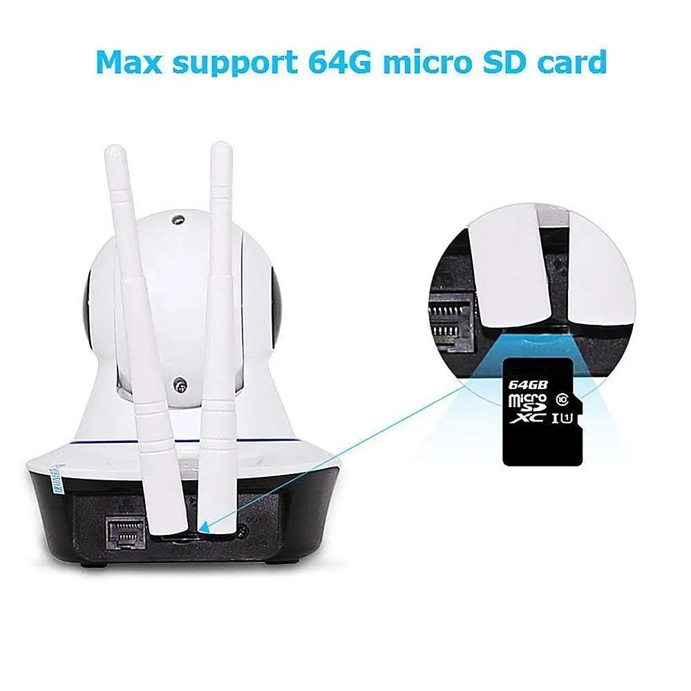 2mp HD 1080 P ptz Wi-Fi IP Камера ИК-Ночное видение двухстороннее аудио видеонаблюдения Smart Камера SD представления карты yoosee App
