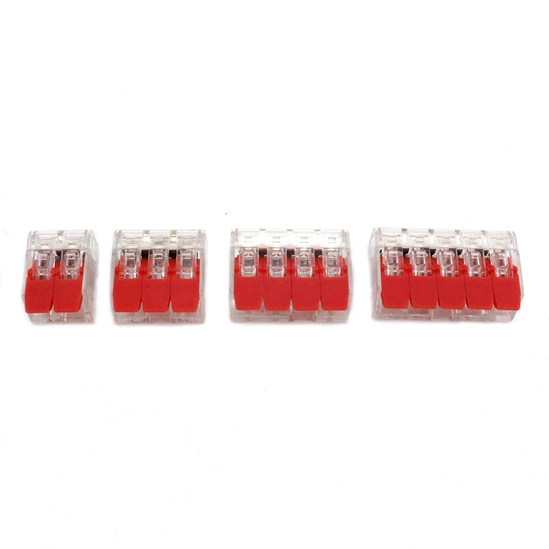 

Wire Connectors 222-412 413 415 Mini Fast Wire Cable Conectors Universal Compact Wiring Conductor Push-in Terminal Block China