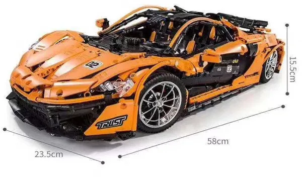 13090 пресс-формы King MOC Technic серии моделей Супер гоночный автомобиль 1:8 Модель Строительный блок кирпичи игрушки подарок для детей