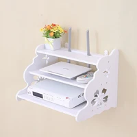 Creative Home TV Cabinet Set Wifi Top Box Frame Router Shelf Storage Carrier Storage Rack Partition Pylons Wall Hanging Rack