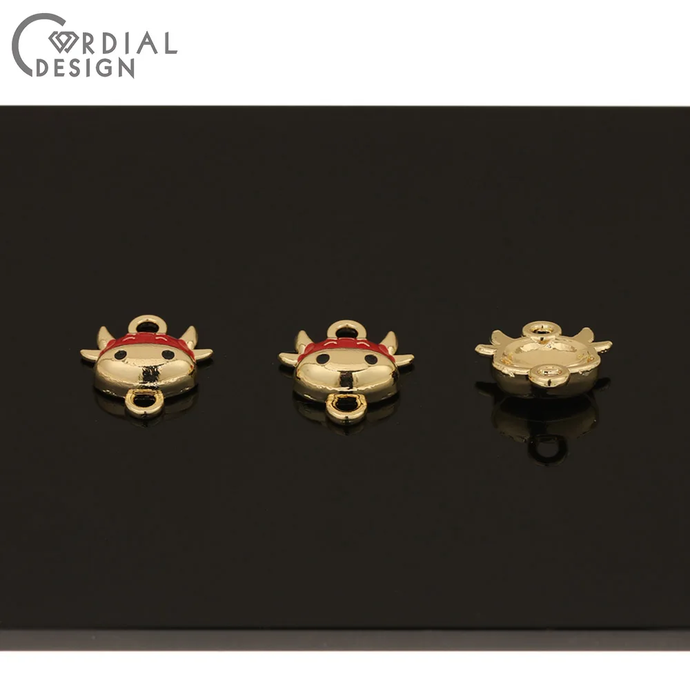 

Cordial Design 100Pcs 14*16MM Jewelry Accessories/Painting Effect/Animal Shape/Hand Made/DIY Making/Connector/Earring Findings