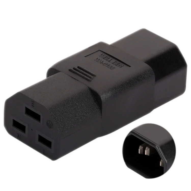 Переходник с адаптера питания IEC320 C14 на C21 IEC 320 для PDU UPS 15 А | Электроника