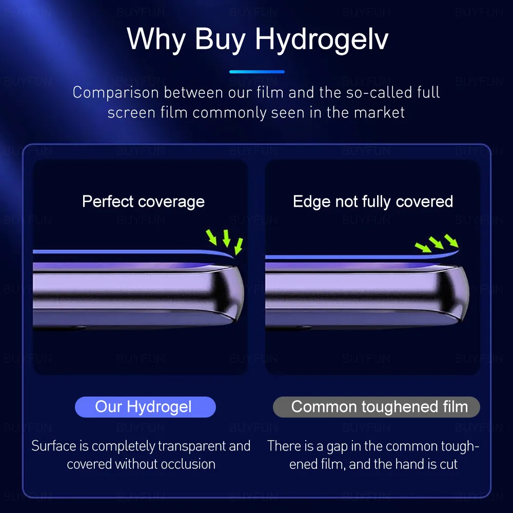 2pcs full curved hydrogel matte film for xiaomi redmi note 9s 9 pro redme 9a 9c nfc anti fingerprint screen protector not glass free global shipping