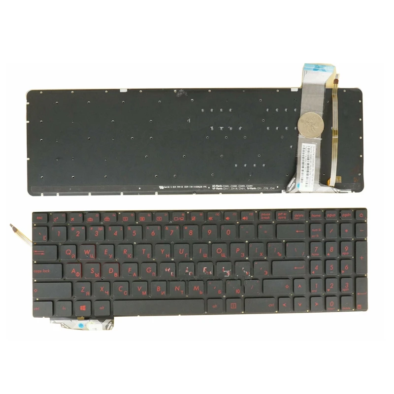 Русская клавиатура для ноутбука ASUS GL552 GL552J GL552JX GL552V GL552VL GL552VW N751 N751J N751JK N751JX G551VW с