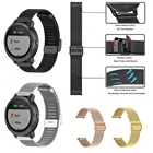 Металлический браслет металлический браслет для Garmin Vivoactive 3, 4 Forerunner 245, 245 м, 645, из нержавеющей стали, для Amazfit GTR