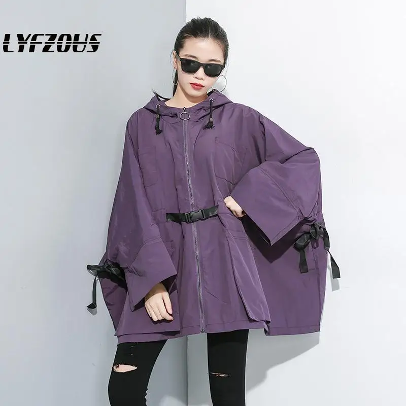 Тренчкот женский однотонный на молнии модная брендовая Длинная Верхняя одежда с