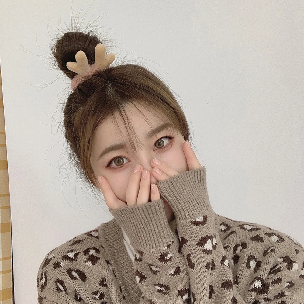 Модные новые плюшевые пальто из овечьей шерсти для детей Оленьи рога волос