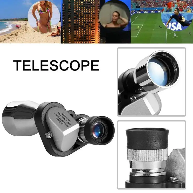 Мини портативное оборудование для кемпинга Монокуляры HD маленький мощный