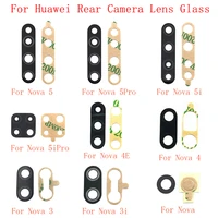 back rear camera lens glass replacement for huawei nova 5 5pro 5i 5i pro 4 4e 3 3i repair parts