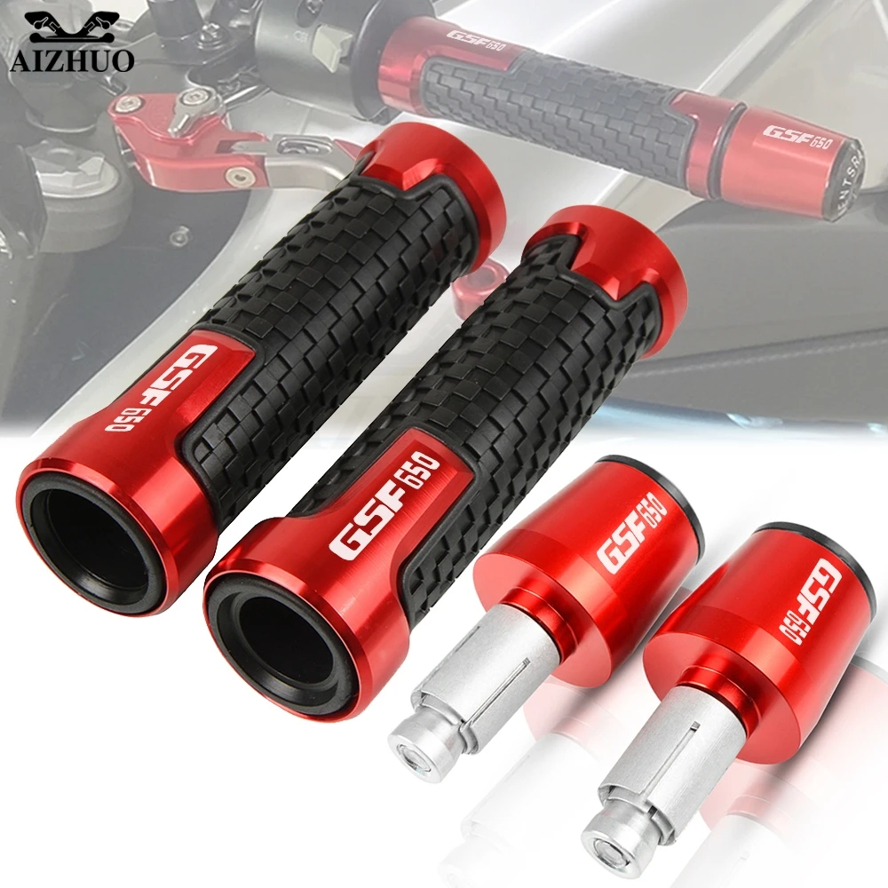 

GSF 650 Motorcycle Handlebar End Grip FOR SUZUKI GSF650 BANDIT GSF650S GSF650N 2007-2015 Handle Bar Grips Ends Caps Plug Bandit