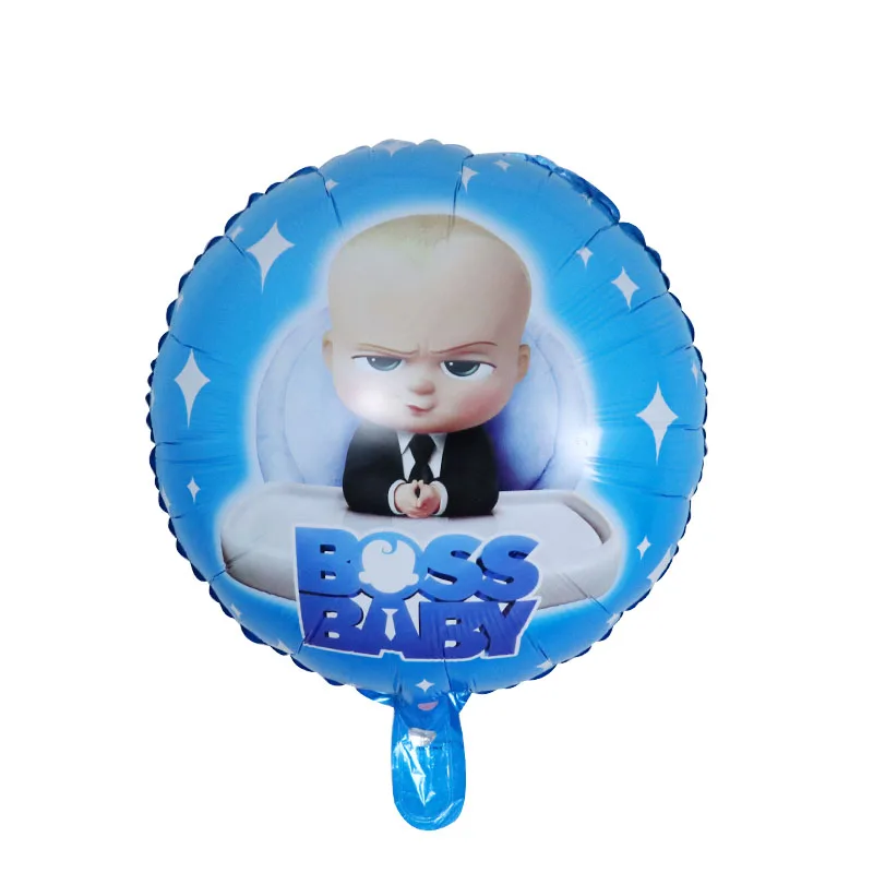 

50pcs 18inch Cartoon Boss Baby Balloon Foil Helium Balloons Baby Shower 1st Birthday Party Decoration kids Latex Air Globos toy