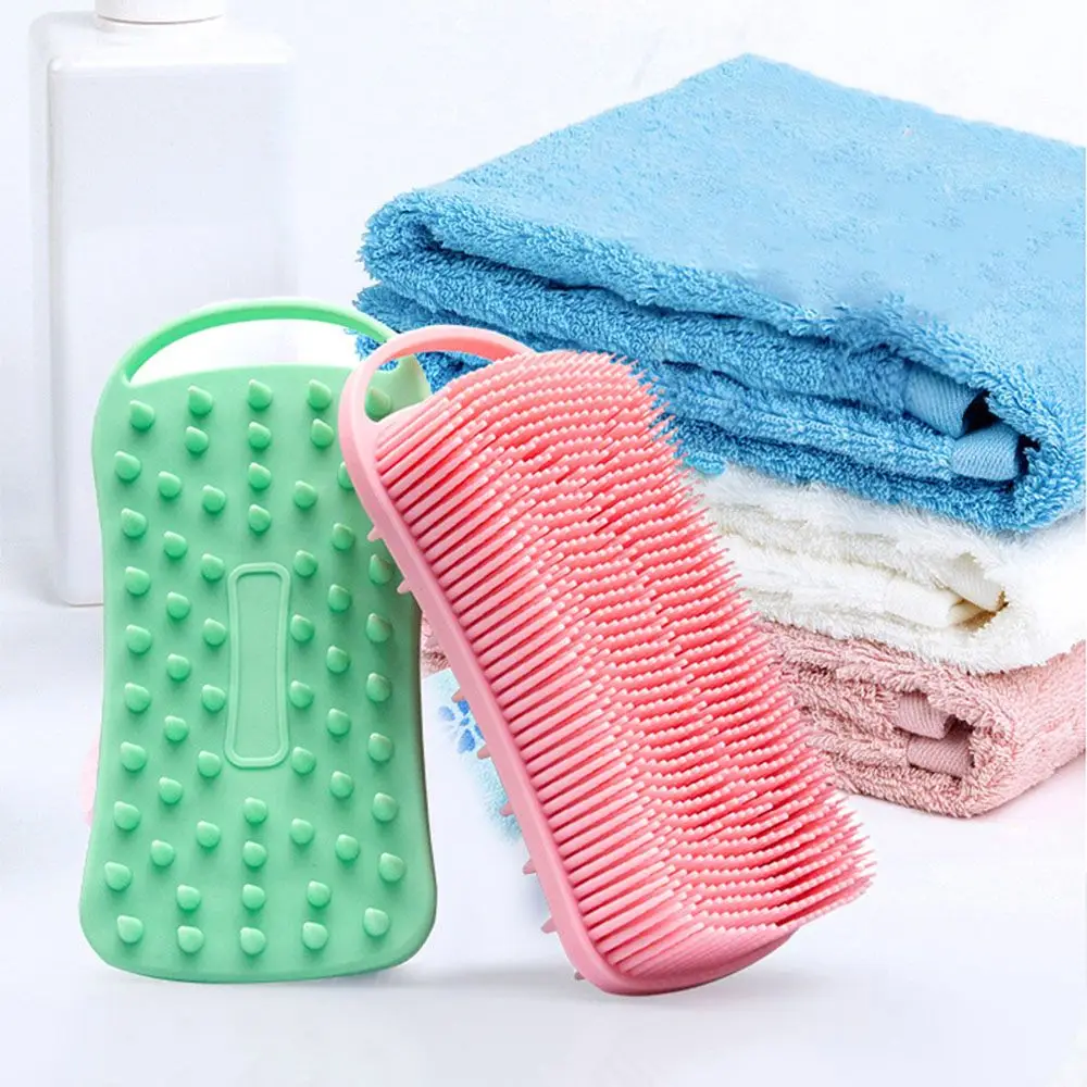 Мягкая силиконовая щетка для ванны детский душ очищающая грязь удалитель грязи