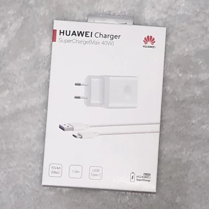 Оригинальный суперзарядный кабель HUAWEI 40 Вт быстрое зарядное устройство 10 в/4A 5A Type