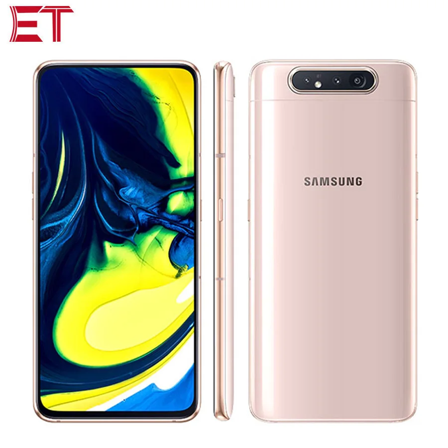 Глобальный Samsung Galaxy A80 A805F/DS мобильный телефон 8 Гб оперативной памяти 128 ГБ ROM