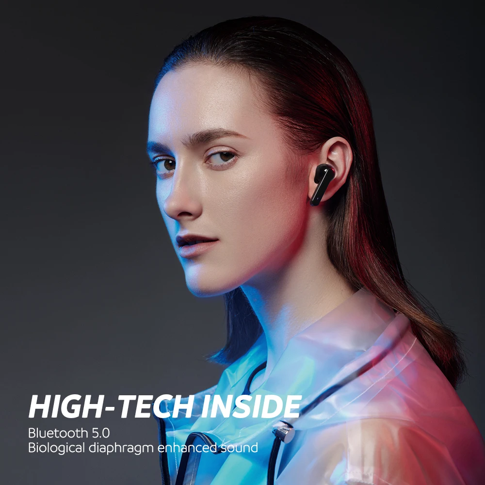SoundPEATS Bluetooh 5 0 True Беспроводной наушники Truepods in-Ear Наушники-вкладыши TWS с Высокое
