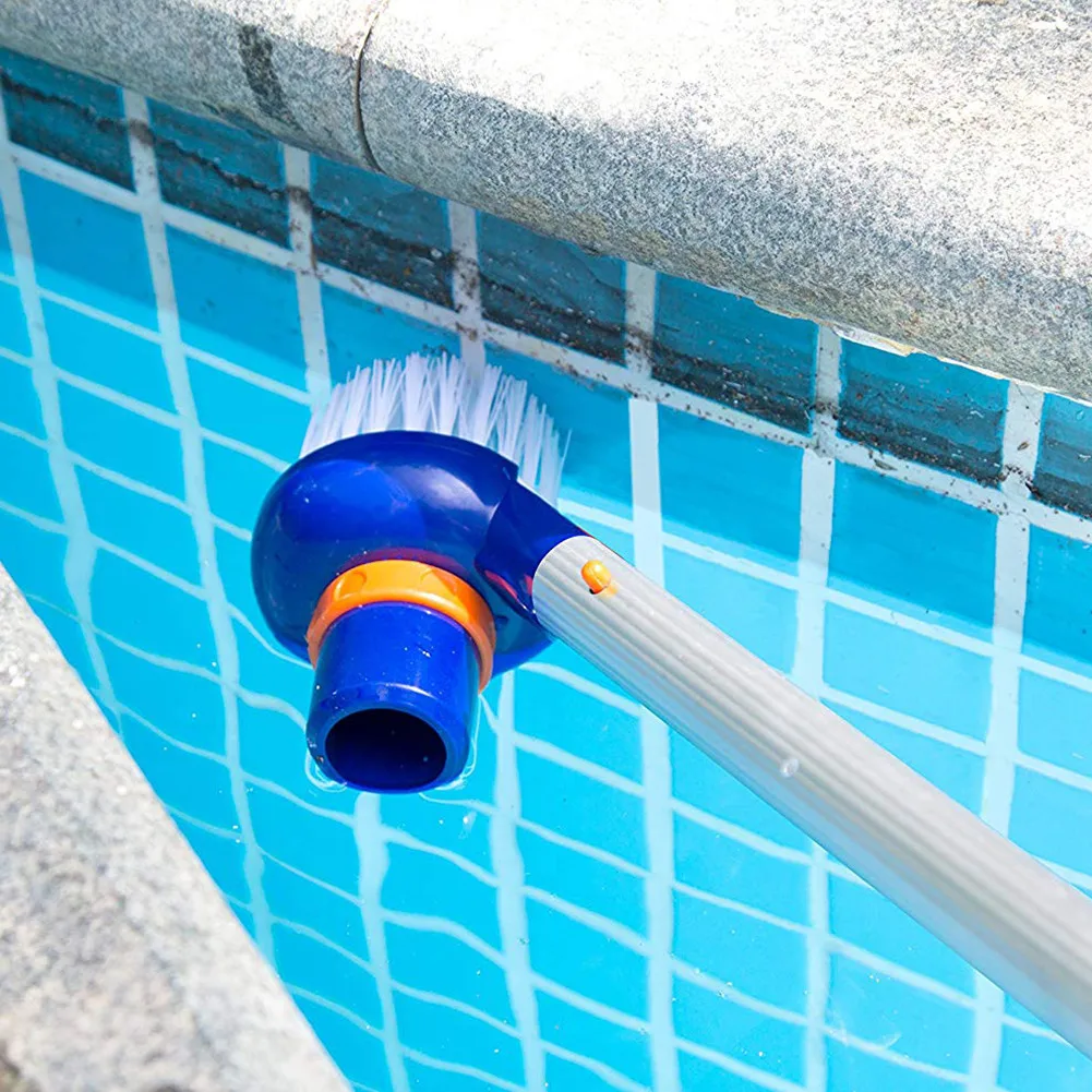 

Swimming Pool Cleaning Brush Lightweight Durable No Fading PC Cleaner for Pools Spas Bath Tubs