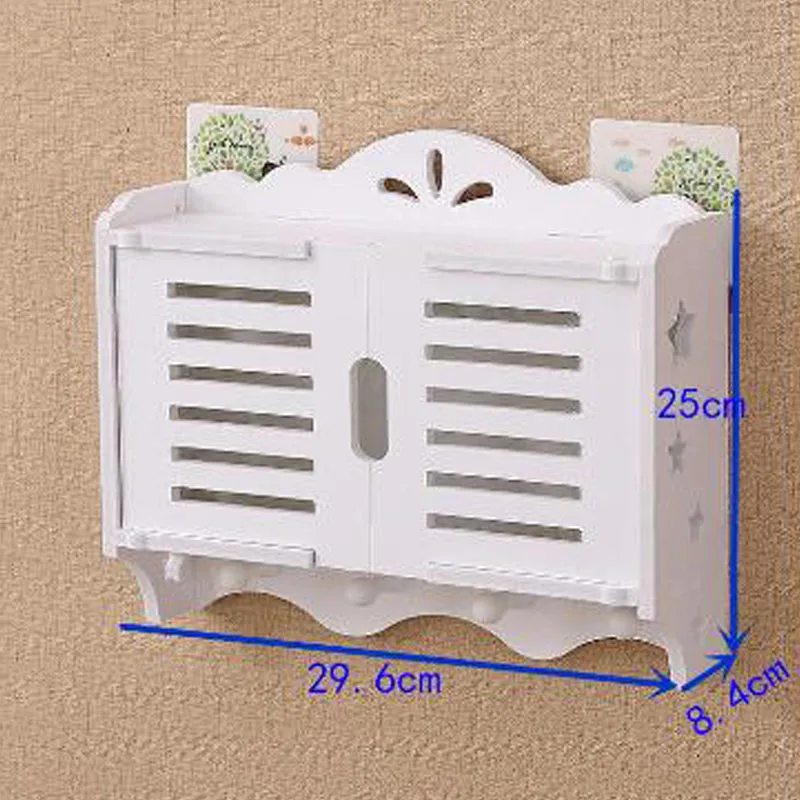 Настенная полка для гостиной декоративный стеллаж с крючками простой