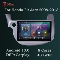 qnavi android 10 0 blu ray ips touchscreen 8 core car radio for honda fit jazz 2008 2013 left hand drive lhd 1280720p carplay