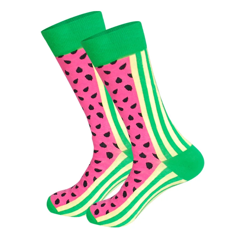 Носки мужские забавные чесаный хлопок повседневные короткие для хот догов