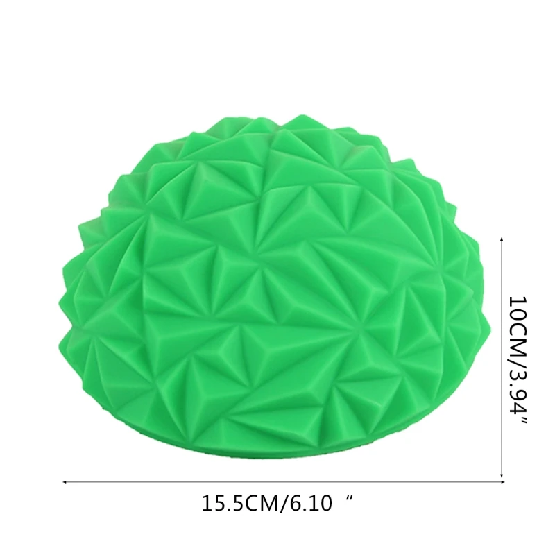 

Foot Muscle Massage Ball Half Round Trigger Point Fitness Yoga Reflexology PVC G99D