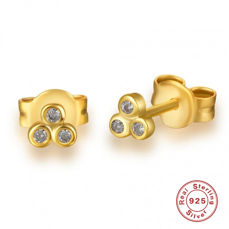 Классические серьги-гвоздики ROXI с искусственными кристаллами для женщин и