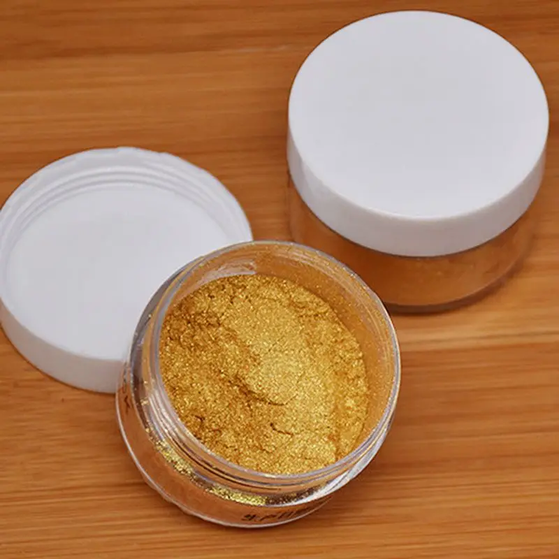 

P15F 5g Edible Flash Glitter Golden Silver Powder For Decorating Food Cake Biscuit Baking Supply