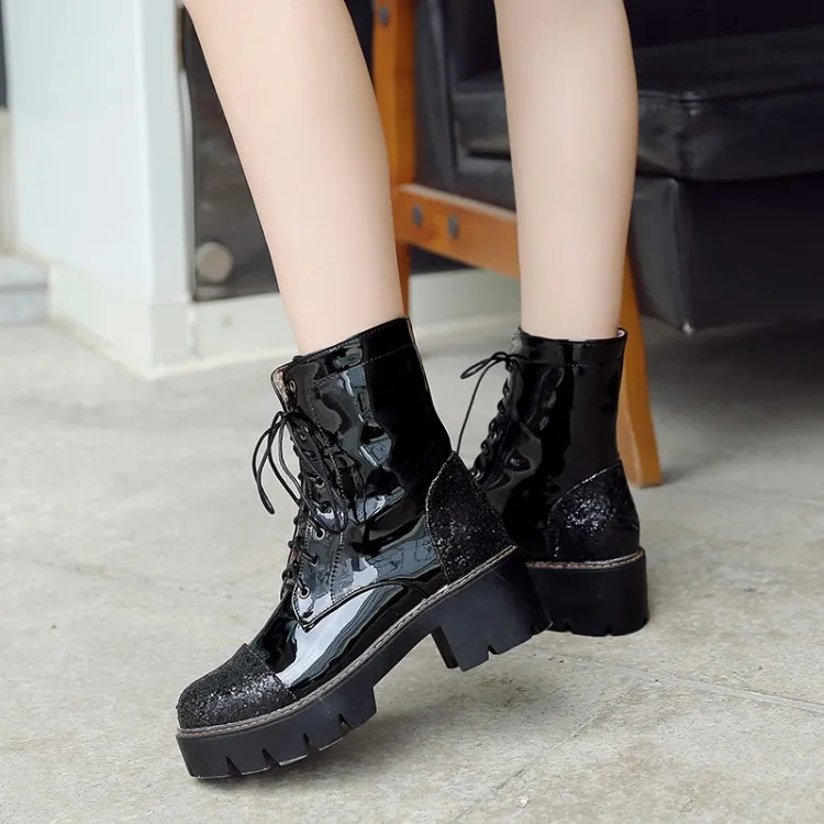 Ботинки большого размера Женская обувь Ботильоны для женщин Женские ботинки с