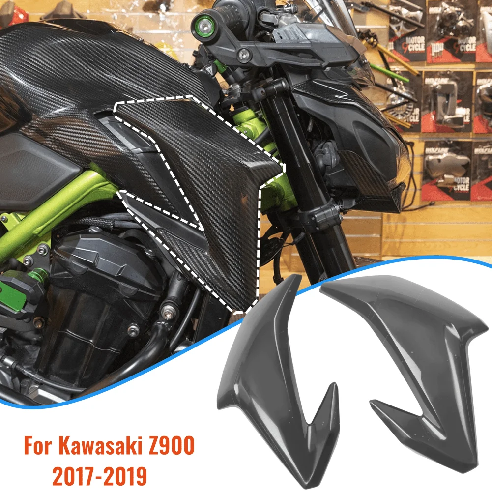 

2018 Z 900 Motorcycle Unpainted Front Gas Tank Side Trim Insert Cover Panel Fairing Cowl for Kawasaki Z900 2017-2019 Accessories