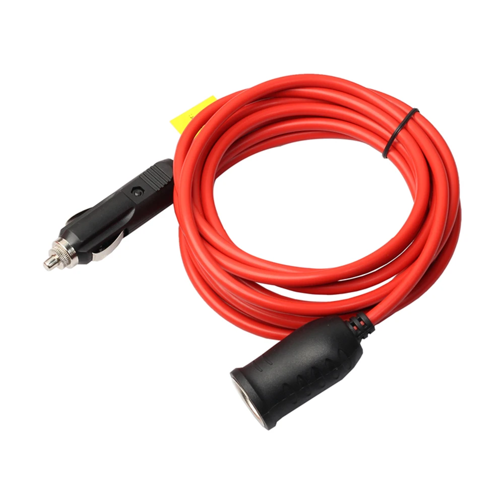 Высокое качество Heavy Duty 12 V 24 V пробки прикуривателя Удлинительный кабель для подключения к сети с 10A предохранитель 3,6 м предохранитель 5