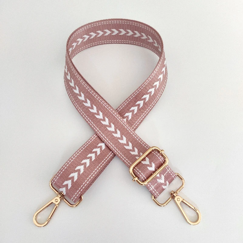 Shoulder Bag Strap Belt Women's Wide 3.8cm Adjustable DIY Crossbody Hanger Handbag Strap Luxury Rainbow Decorative Strap New