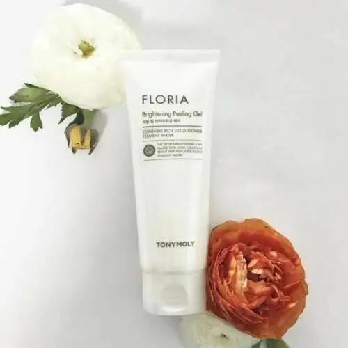 Корейская косметика Floria Осветляющий пилинг гель 100 мл уход за кожей лица скрабы