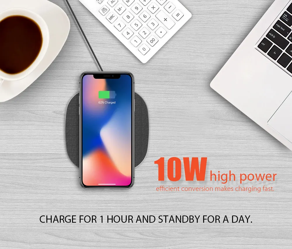 Беспроводное зарядное устройство Qi 10 Вт для iPhone 12 Mini 11 Pro Xs Max X|Беспроводные