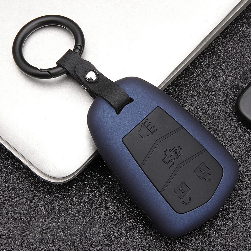New Carbon Fiber Matte Car Key Case Cover For Cadillac XT5 XT6 ATSL XTS XT4 CT6 SRX CTS ATS 2015 2016 2017 2018 2019 | Автомобили и