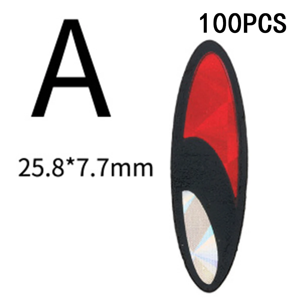 Luya искусственная приманка 3D имитация глазного яблока вспышка плоская наклейка