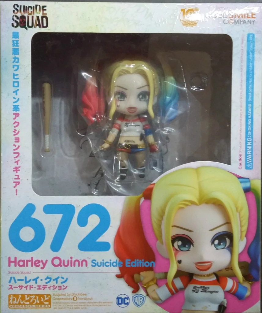 DC отряд самоубийц Kawaii 10 см Harley Quinn 671 & Joker 672 Фигурки игрушки|Игровые фигурки и