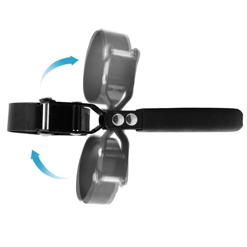 

2.87-Inch to 3.27-Inch Swivel Oil Filter Wrench Band Has Grippers for No-Slip Hold on Filter Won'T Crush